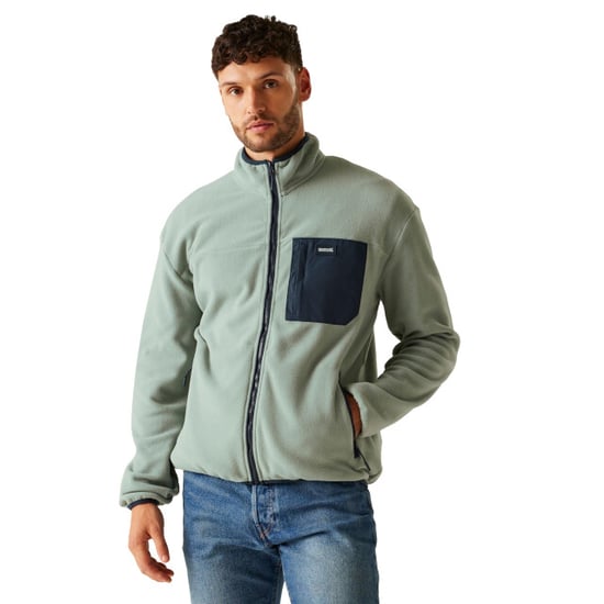 Regatta Heren Frankie Full Zip Fleecejack (Gletsjer/Navy) - Image 4