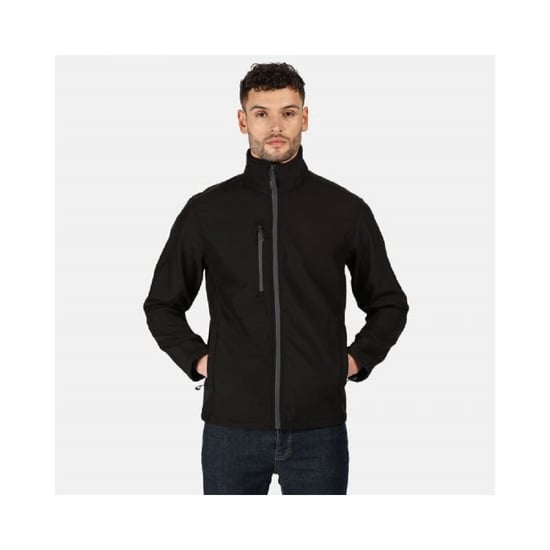 Regatta Heren Eerlijkheid gemaakt van gerecycled Softshell-jasje (Zwart) - Image 3