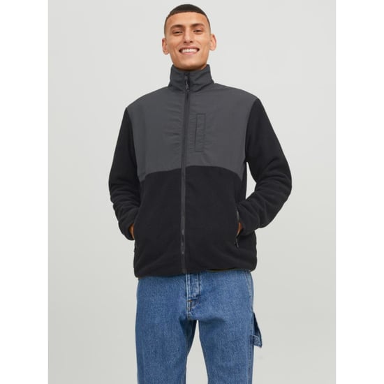 Jack & Jones Outdoorjas Marvin Fleece Jacket Zwart - Image 2