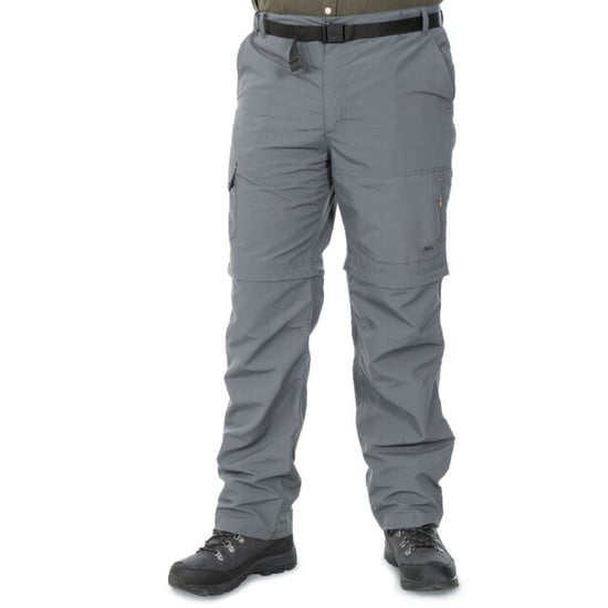 Trespass Heren Rynne B Mosquito Repellent Cargo Broek (Koolstof) - Image 3