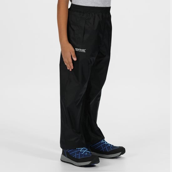 Regatta - Geweldige Outdoors Avontuurlijke Tech Pack It Waterbestedenige Broek voor Jongens (Zwart) - Image 3