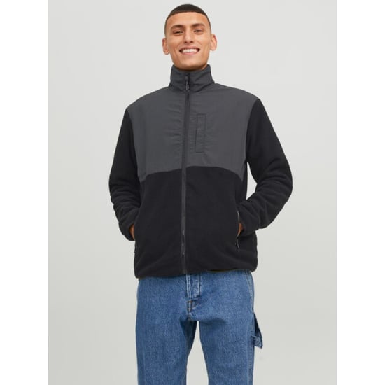 Jack & Jones Outdoorjas Marvin Fleece Jacket Zwart - Image 3