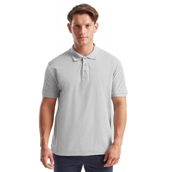 Fruit of the Loom Unisex Adult Original Heather Poloshirt (Heide Grijs) - Image 2
