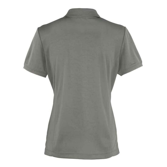 Premier Dames/Dames Coolchecker Poloshirt (Donkergrijs) - Image 2