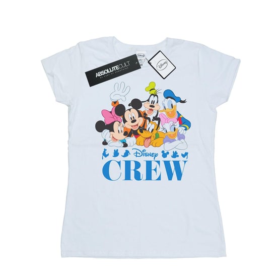 Disney Dames/Dames Mickey Mouse Disney Vrienden Katoenen T-Shirt (Wit) - Image 1