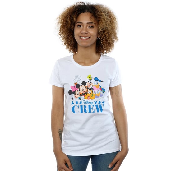 Disney Dames/Dames Mickey Mouse Disney Vrienden Katoenen T-Shirt (Wit) - Image 2