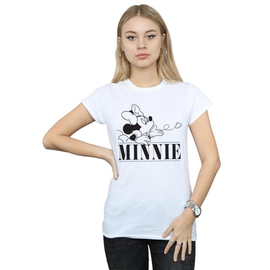 Disney Dames/Dames Minnie Mouse Kus Katoenen T-Shirt (Wit) - Image 3