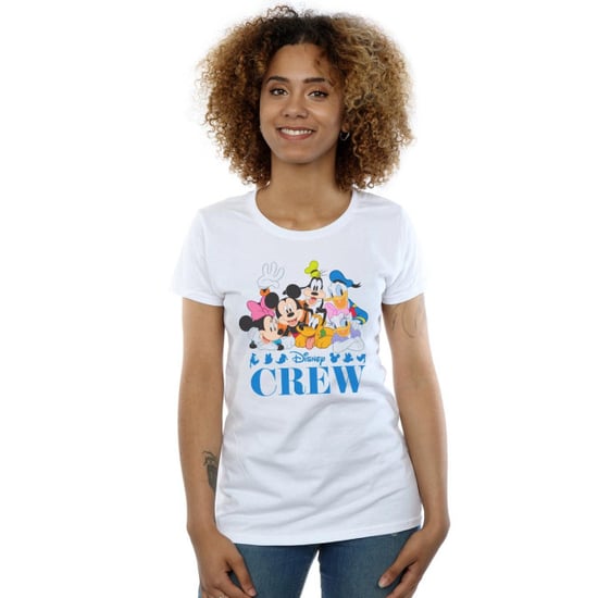 Disney Dames/Dames Mickey Mouse Disney Vrienden Katoenen T-Shirt (Wit) - Image 3