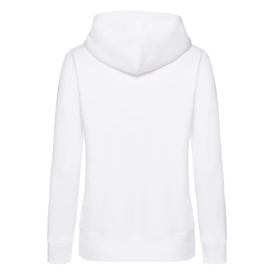 Fruit of the Loom Dames/Dames Premium Sweat Hoodie (Wit) - Image 2