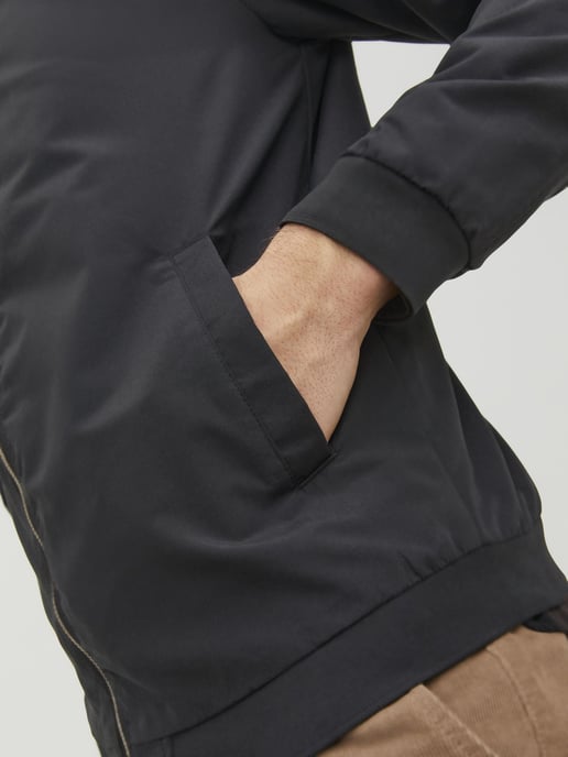 Jack & Jones Jas zomer Roy Bomber Jacket Zwart - Image 4