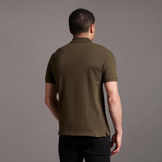 Lyle & Scott Polo SS Plain Polo Shirt Groen - Image 2