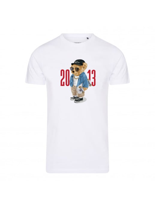 Ballin Est. 2013 Tee SS Skater Bear Tee Wit - Image 1