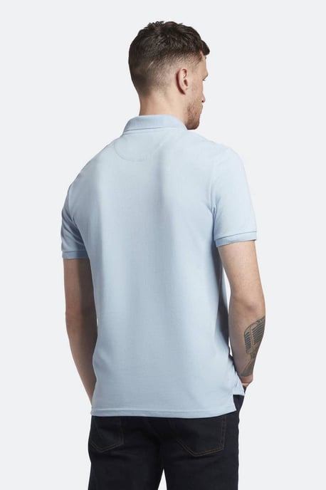 Lyle & Scott Polo SS Plain Polo Shirt Blauw - Image 4