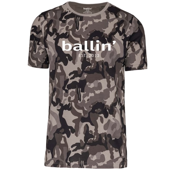 Ballin Est. 2013 Tee SS Grijs Camouflage Shirt Grijs - Image 1