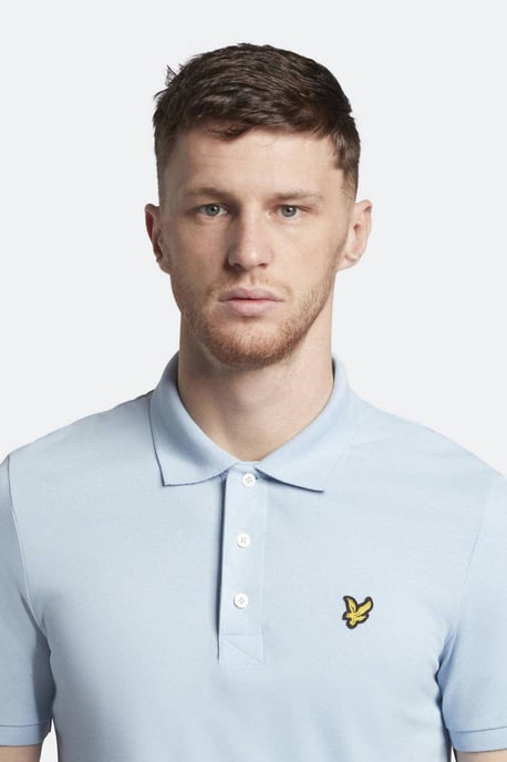Lyle & Scott Polo SS Plain Polo Shirt Blauw - Image 5