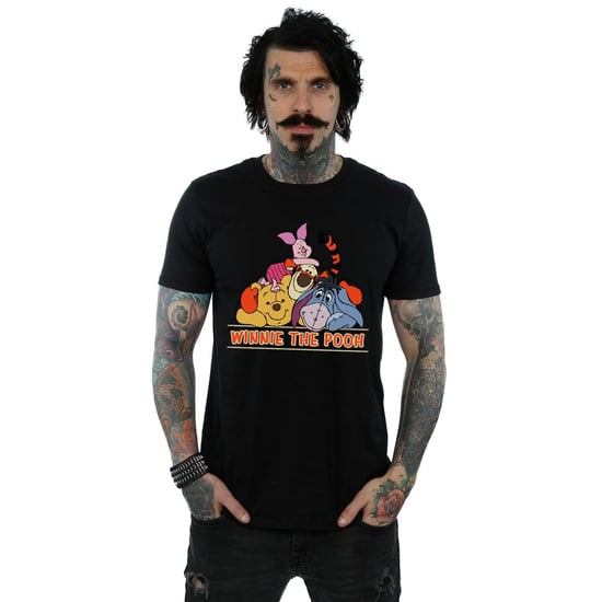 Disney Heren Winnie De Poeh Groep T-Shirt (Zwart) - Image 2