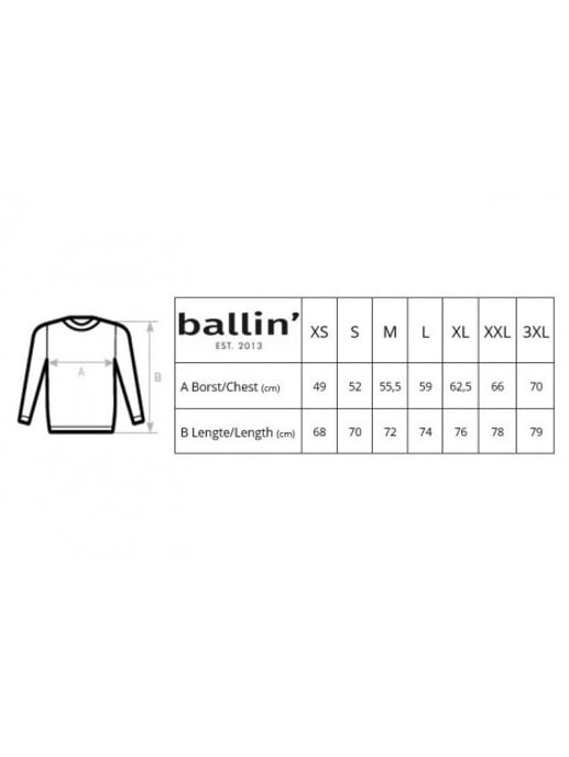 Ballin Est. 2013 Sweaters Born To Be Sweater Zwart - Image 2