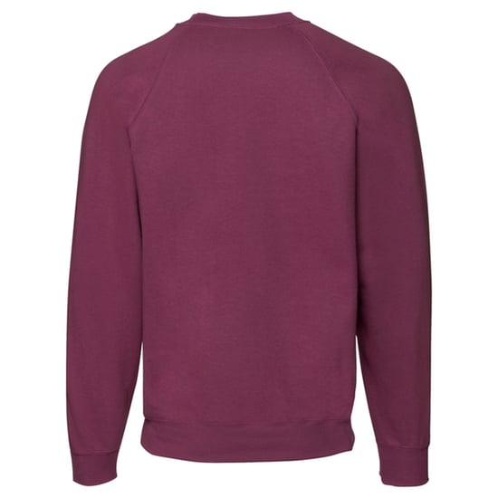 Fruit of the Loom Uniseks Klassiek Raglan Sweatshirt voor volwassenen (Bourgondië) - Image 2