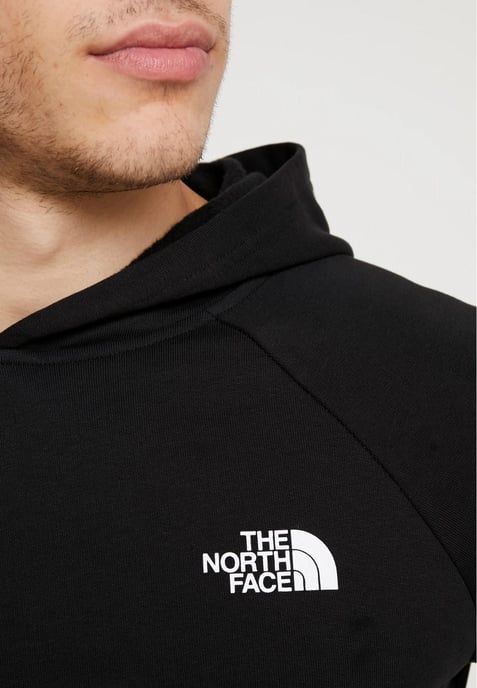 The North Face Heren Reglan Red Box Hoodie in Zwart - Image 3