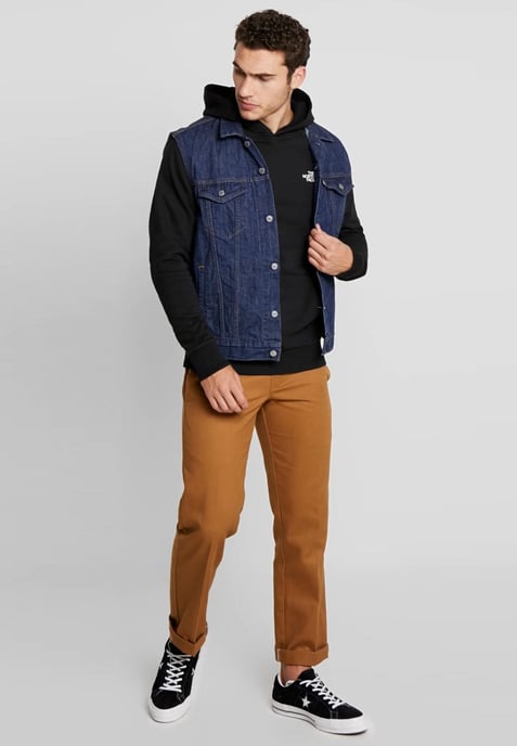 The North Face Heren Reglan Red Box Hoodie in Zwart - Image 4