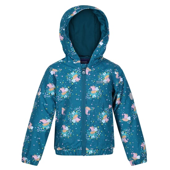 Regatta Kinderen Modderpoel Peppa Pig Fleece Gevoerde Jas (Gulfstream) - Image 1