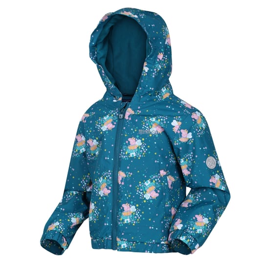 Regatta Kinderen Modderpoel Peppa Pig Fleece Gevoerde Jas (Gulfstream) - Image 4