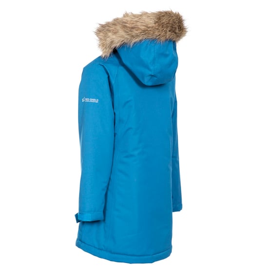 Trespass Childrens Girls Fame Waterdicht Parka Jasje (Kosmisch Blauw) - Image 2