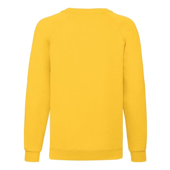 Fruit of the Loom Klassiek Raglan Sweatshirt voor kinderen/Kinderen (Zonnebloem) - Image 2
