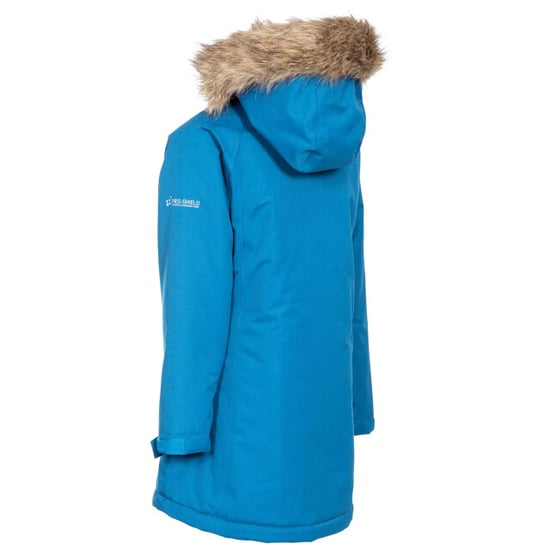 Trespass Childrens Girls Fame Waterdicht Parka Jasje (Kosmisch Blauw) - Image 4