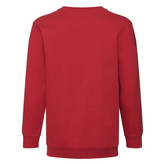 Fruit of the Loom Kinder/Kids Premium Sweatshirt met Inzetstuk (Rood) - Image 2