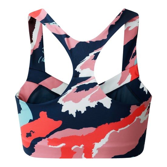 Dare 2B Dames/Dames Marble Swirl Sportbeha (Lichtroze/Wit/Navy) - Image 2