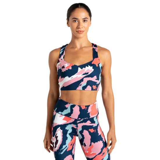 Dare 2B Dames/Dames Marble Swirl Sportbeha (Lichtroze/Wit/Navy) - Image 4