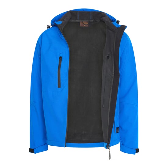 Cappuccino Italia Outdoorjas Softshell Hood Jacket Royal Blauw - Image 2