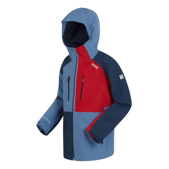 Regatta Kinder/Kids Highton V Full Zip Hoodie (Koronetblauw/Moonlight Denim) - Image 3