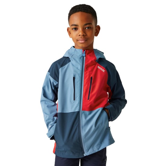 Regatta Kinder/Kids Highton V Full Zip Hoodie (Koronetblauw/Moonlight Denim) - Image 4