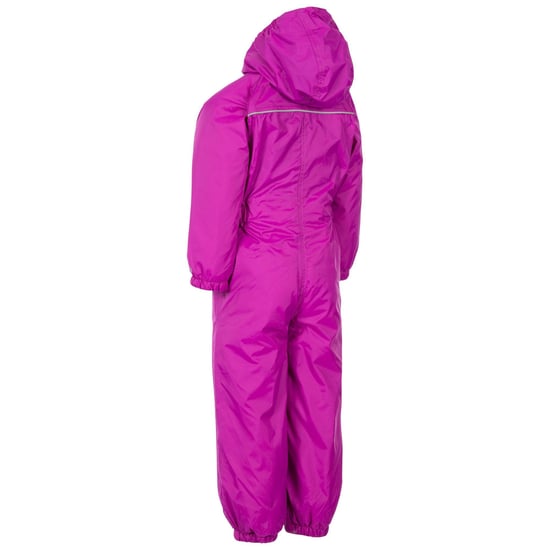Trespass Kids Unisex Dripdrop Gewatteerd Waterdicht Regenpak (Paarse Orchidee) - Image 2