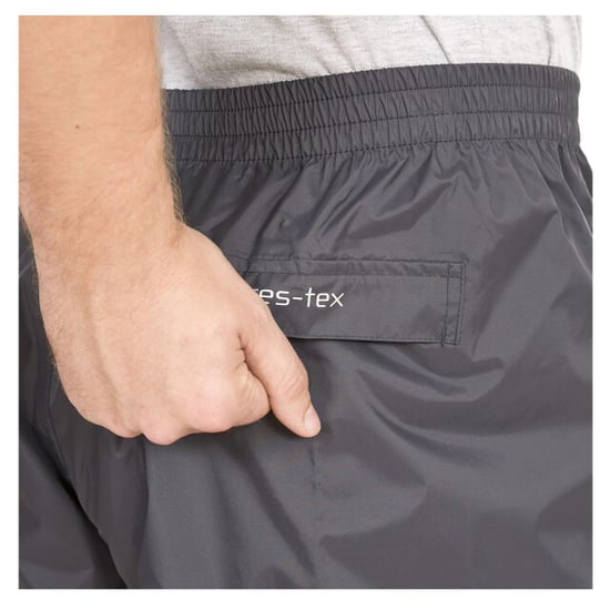 Trespass Volwassenen Unisex Qikpac Overtrousers/Bottoms (Vuursteen) - Image 4