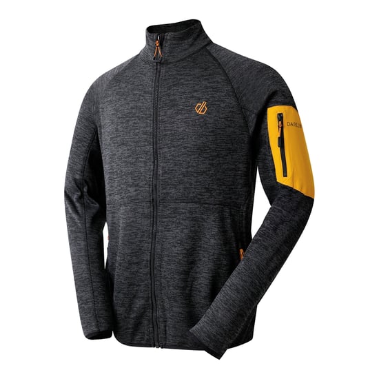 Dare 2B Heren Torrek Fleece Top (Zwart/Woestijnzon) - Image 3