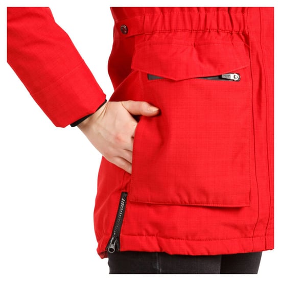 Trespass Vrouwen/dames Bijschrift Waterdicht Parka (Rood) - Image 3