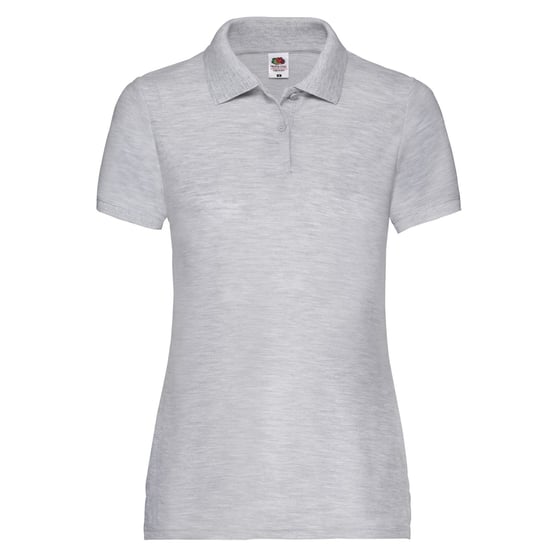 Fruit of the Loom Dames/dames Poloshirt (Heide Grijs) - Image 1