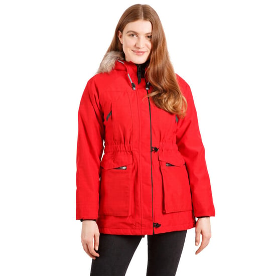 Trespass Vrouwen/dames Bijschrift Waterdicht Parka (Rood) - Image 4