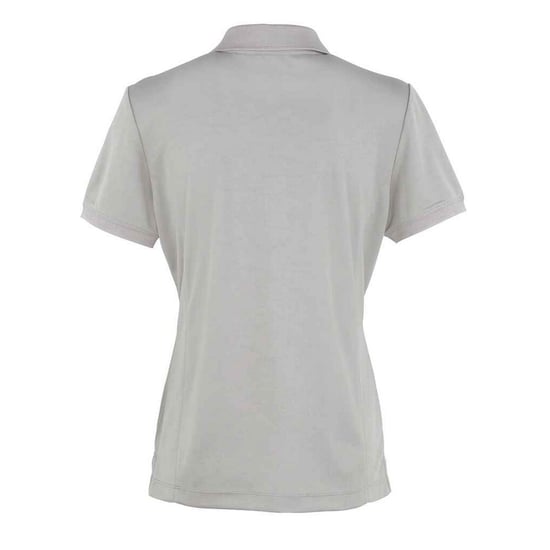 Premier Dames/Dames Coolchecker Poloshirt (Zilver) - Image 2