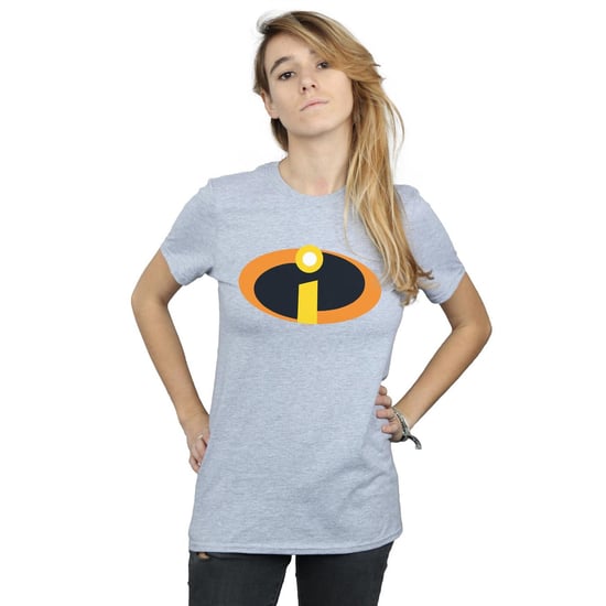 Disney Dames/Dames The Incredibles Costume Logo Cotton Boyfriend T-shirt (Sportgrijs) - Image 2