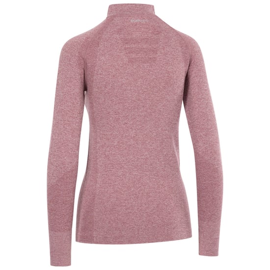 Trespass Dames/Dames Pelina Half Zip Active Top met lange mouwen (Rozentoon) - Image 2