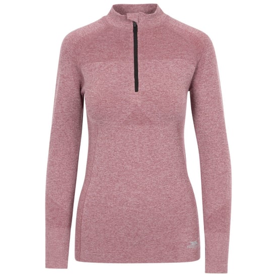 Trespass Dames/Dames Pelina Half Zip Active Top met lange mouwen (Rozentoon) - Image 3