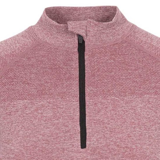 Trespass Dames/Dames Pelina Half Zip Active Top met lange mouwen (Rozentoon) - Image 4