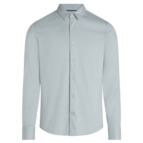 Calvin Klein Overhemden Smooth Cotton Slim Overhemd Grijs - Image 1