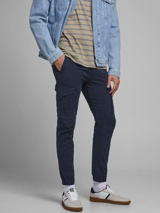 Jack & Jones Jeans Paul Warner Cargo Blauw - Image 3