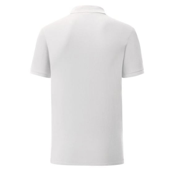 Fruit of the Loom Heren Getailleerd Polo Shirt (Wit) - Image 2