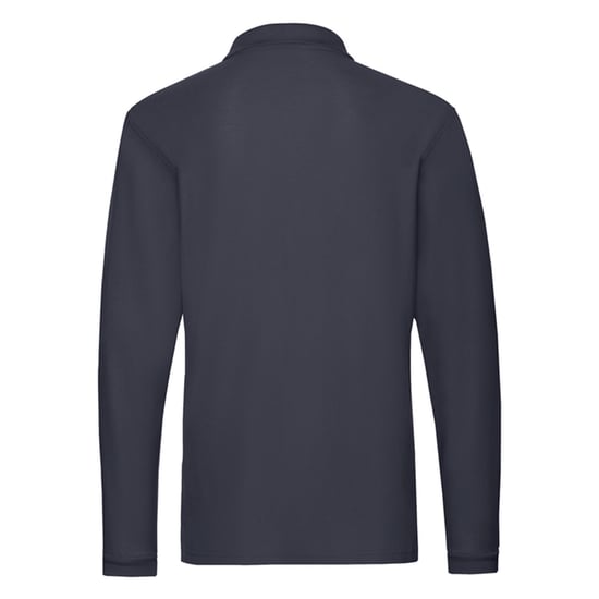 Fruit of the Loom Heren Premium poloshirt met lange mouwen (Deep Navy) - Image 2